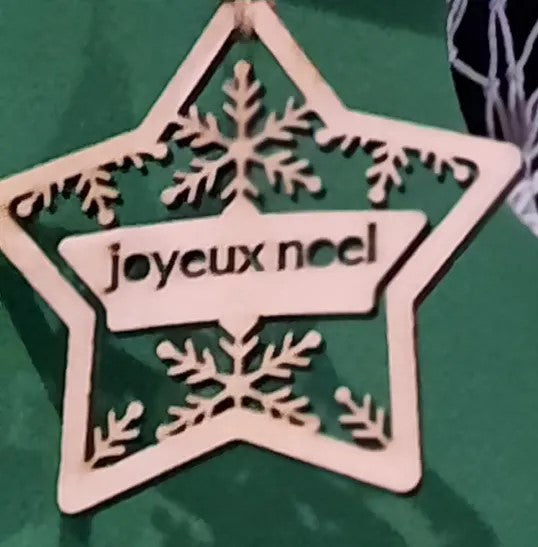 Décoration de noël étoile