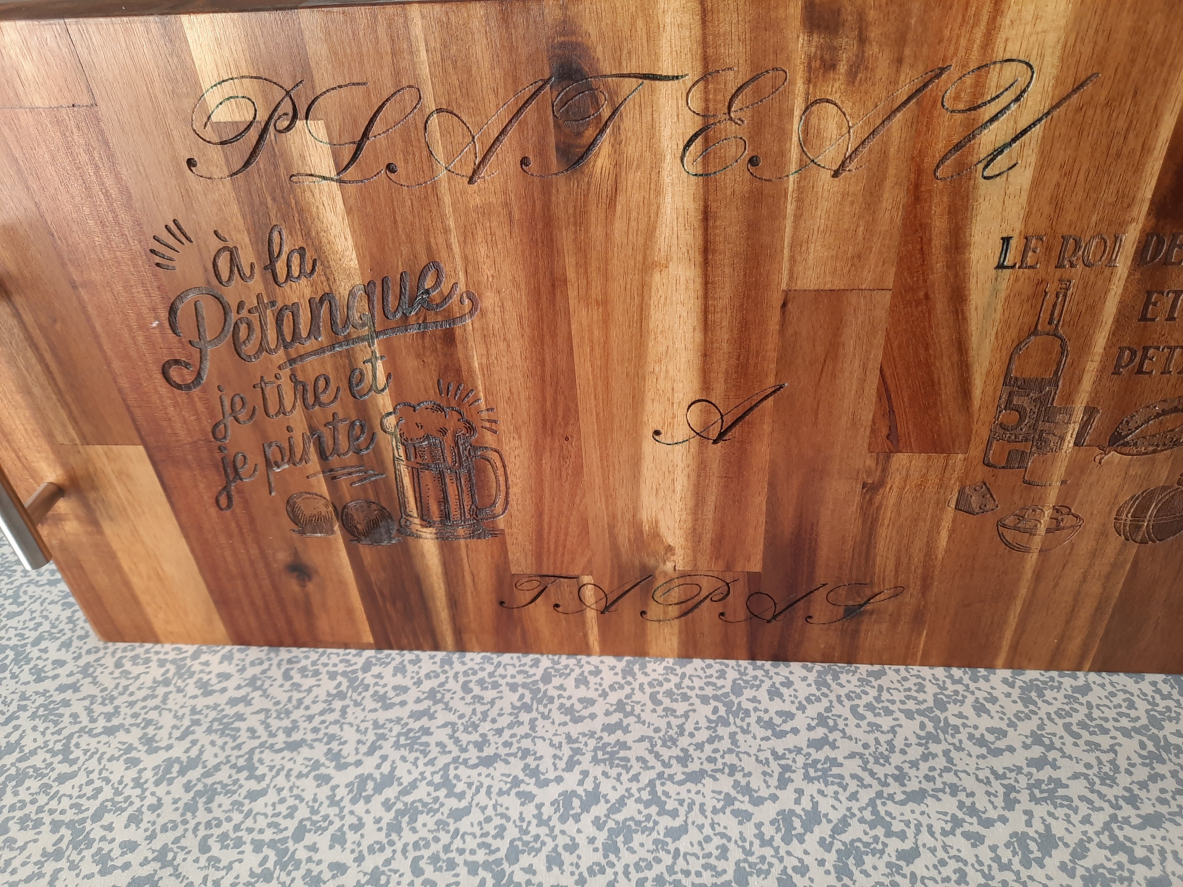 Plateau a tapas en bois
