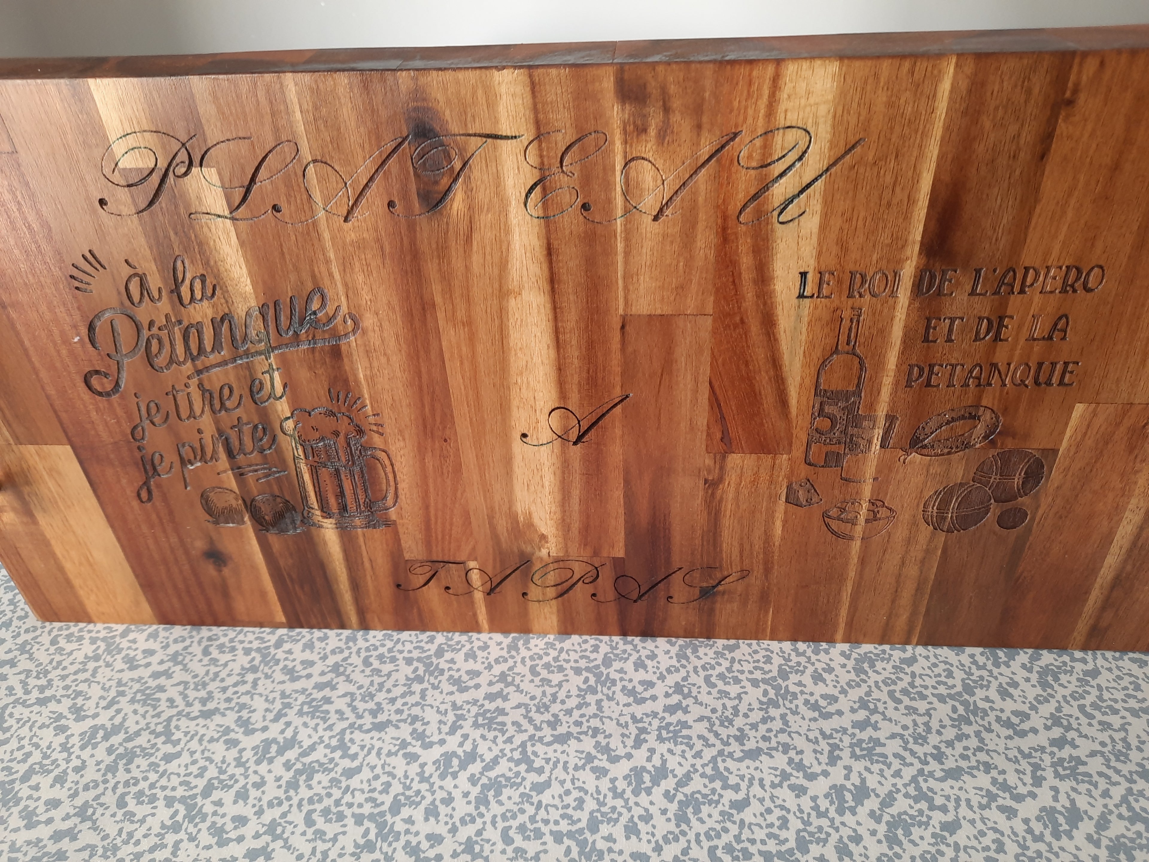 Plateau a tapas en bois