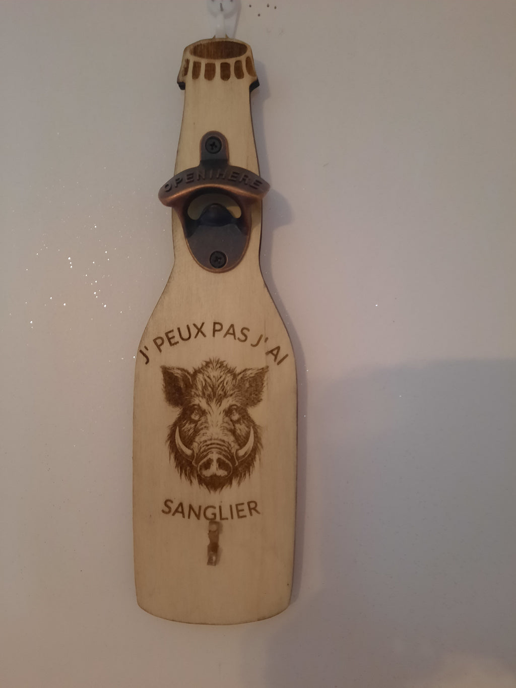 décapsuleur en bois