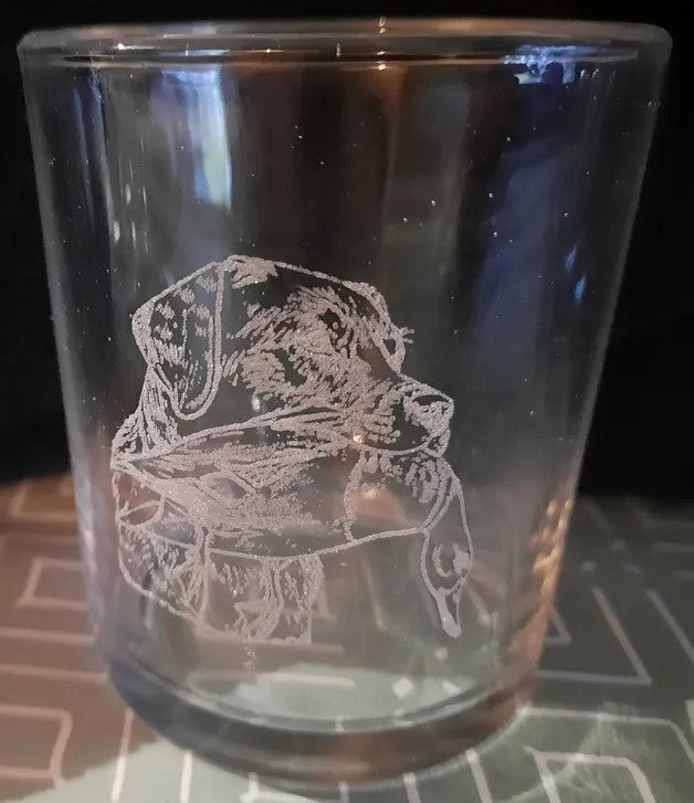 VERRES A WHYSKY sur le theme de la chasse