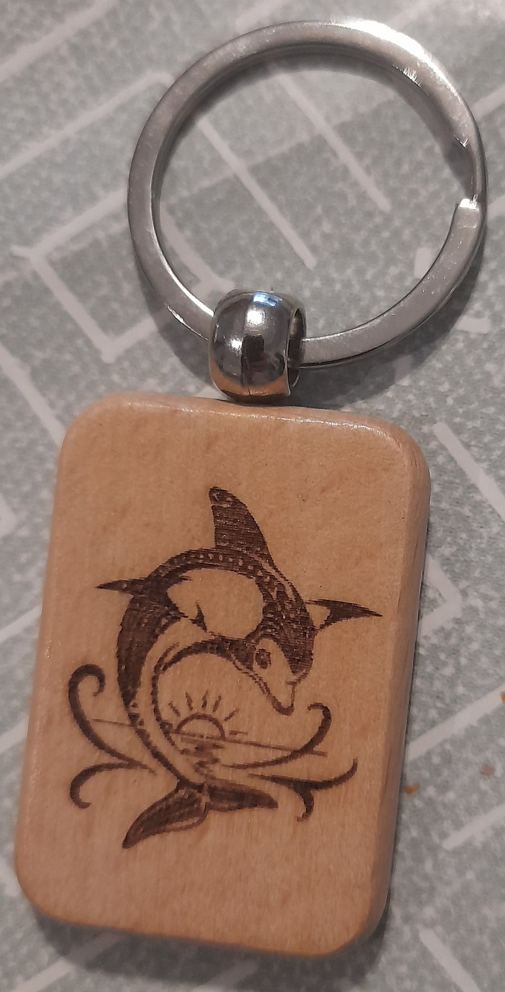 Porte clefs en bois