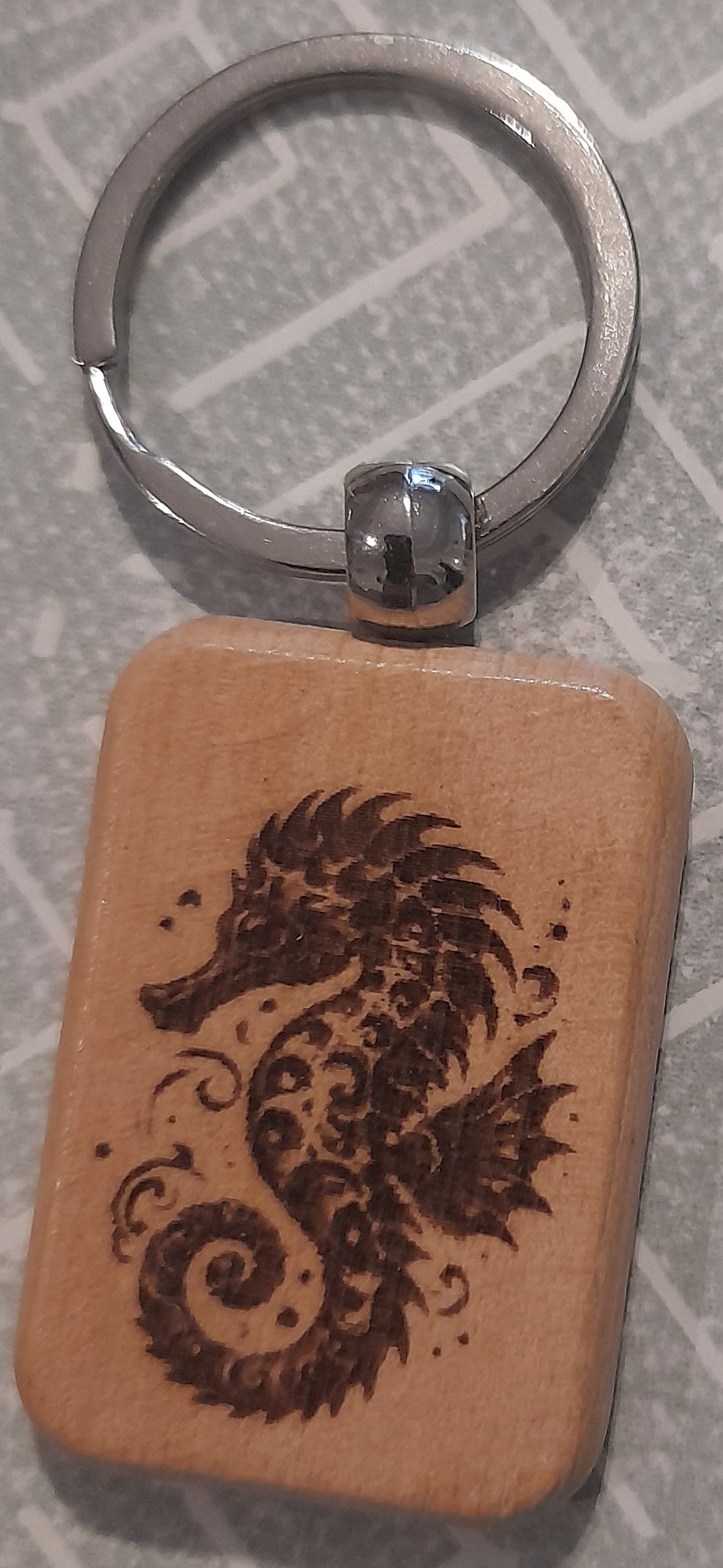 Porte clefs en bois