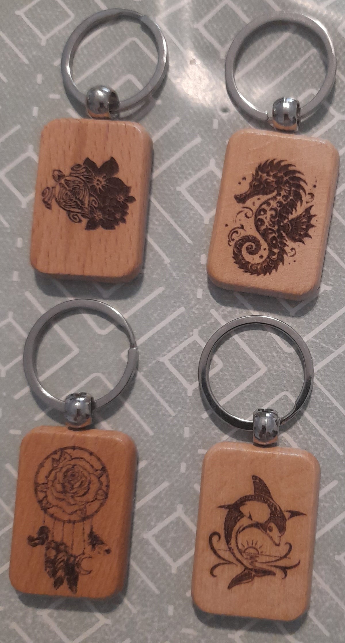 Porte clefs en bois