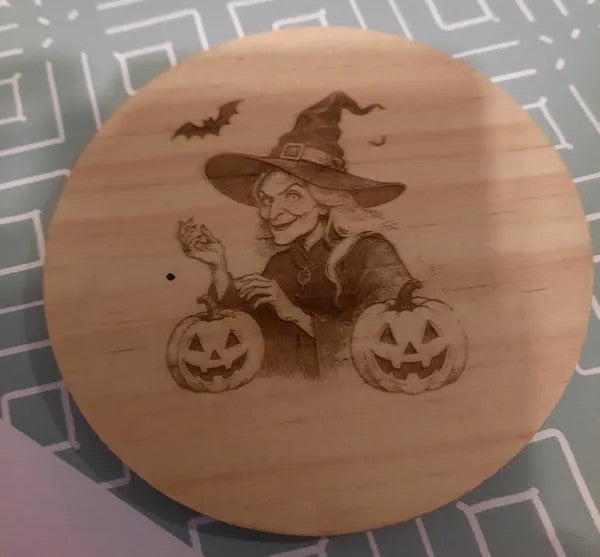 Sous verre halloween