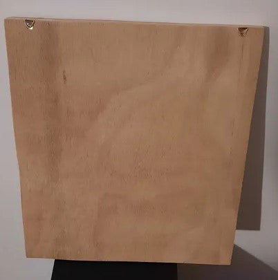 Tableau en bois père noël