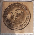 TABLEAU EN BOIS PÈRE NOËL
